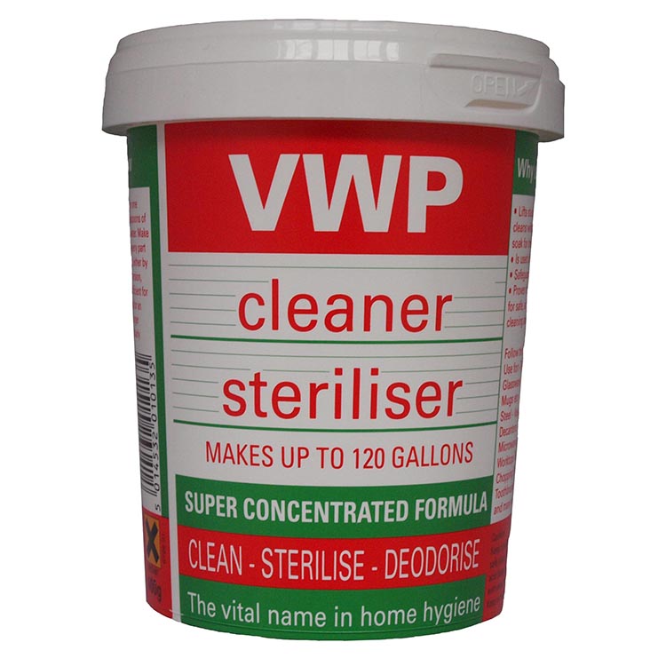 About VWP CleanerSteriliser Beer Kits UK