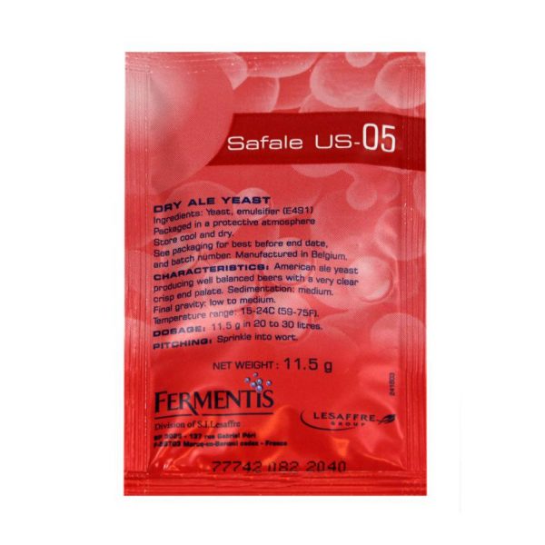 Fermentis SafAle US-05 Yeast Sachet
