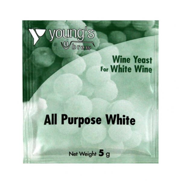 Youngs All Purpose White Wine Yeast Sachet