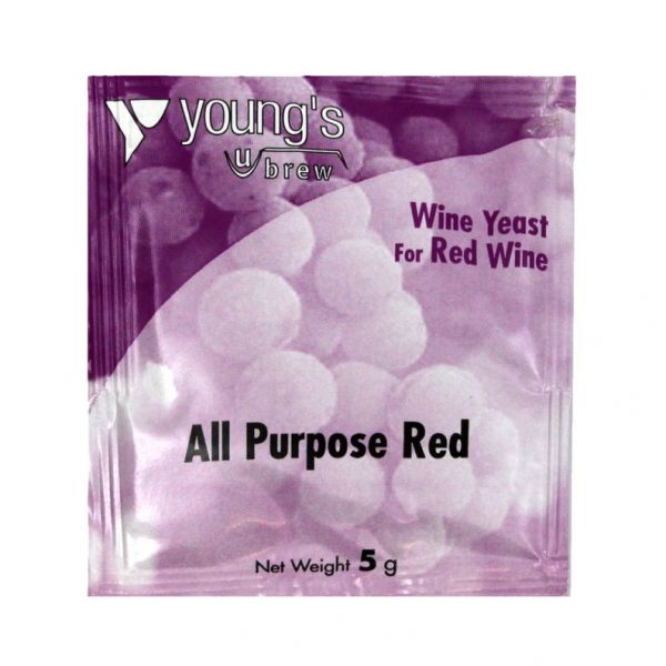 Youngs All Purpose Red Wine Yeast Sachet